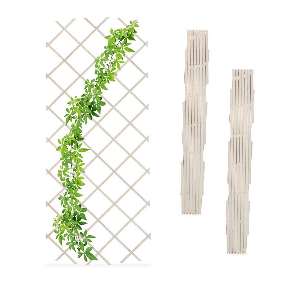 Northix  Ausziehbares Rankgitter 3er Set 