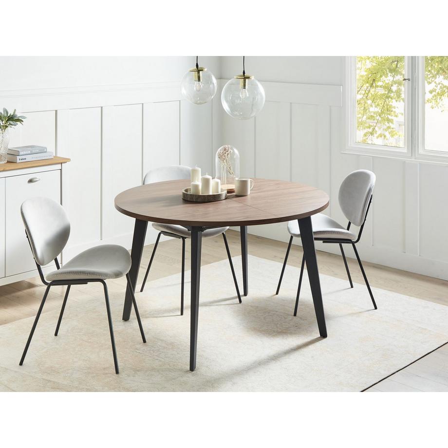 Beliani Ausziehbarer Esstisch aus MDF-Platte  BOVINA  