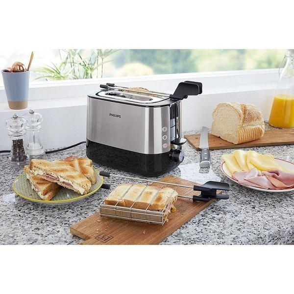 PHILIPS HD 2639/90 Viva Collection - 2-Scheiben Toaster, 730 Watt  