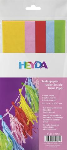 HEYDA  HEYDA 203375705 Kunstdruckpapier Kunstpapier 5 Blätter 
