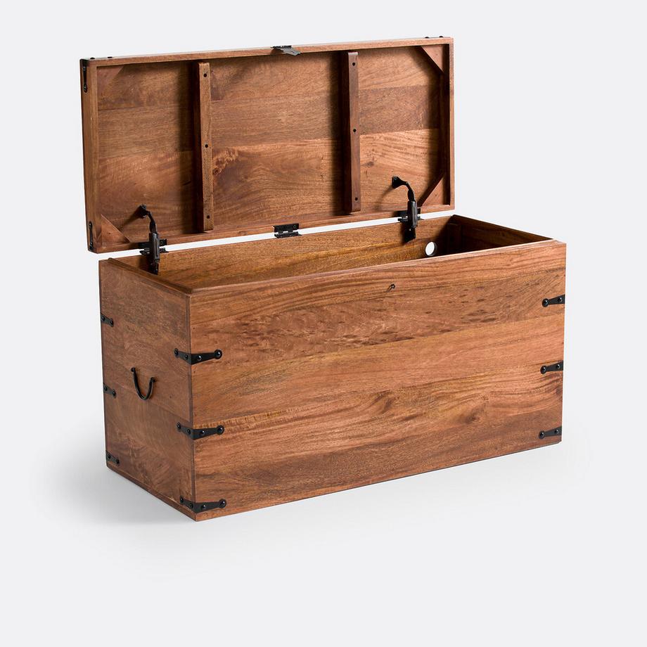 La Redoute Intérieurs Malle en manguier massif XL  