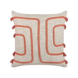 Beliani Coussin en Coton Boho PLEIONE  