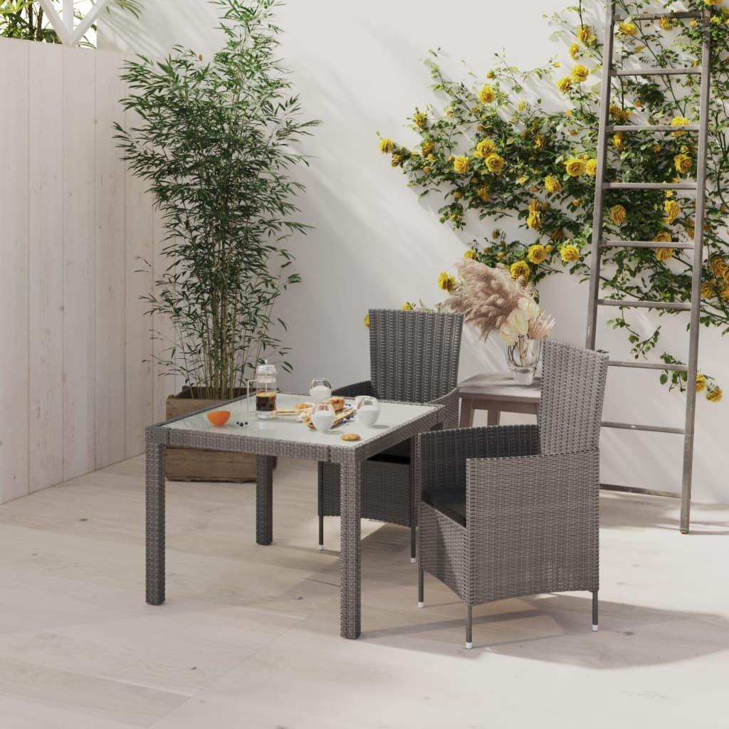 VidaXL Garten essgruppe poly-rattan  