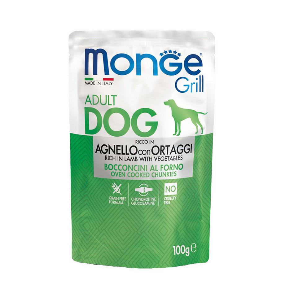 Monge  Grill pour chien à l'agneau - Multipack 