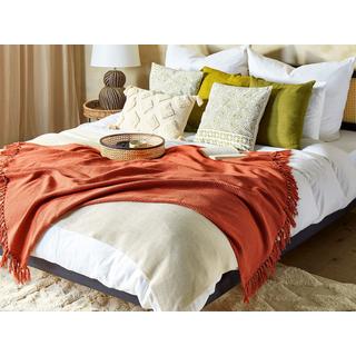 Beliani YARSA Couverture Douillette Classique en Coton  