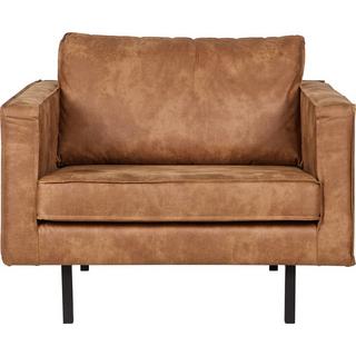 mutoni Fauteuil Rodeo cuir recyclé cognac  