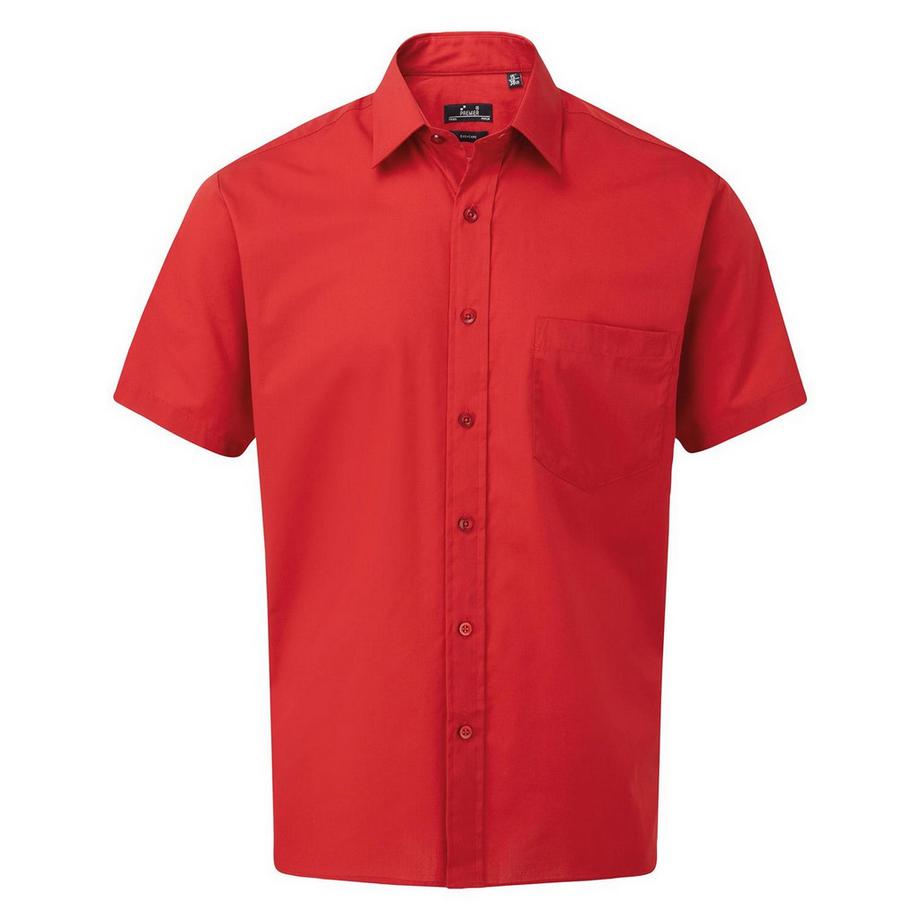 PREMIER Camicia Popeline Maniche Corte  