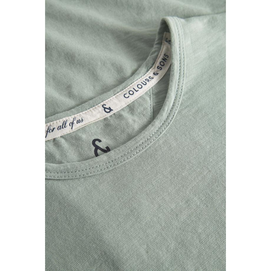 Colours & Sons Slub T-Shirt mit Brusttasche  