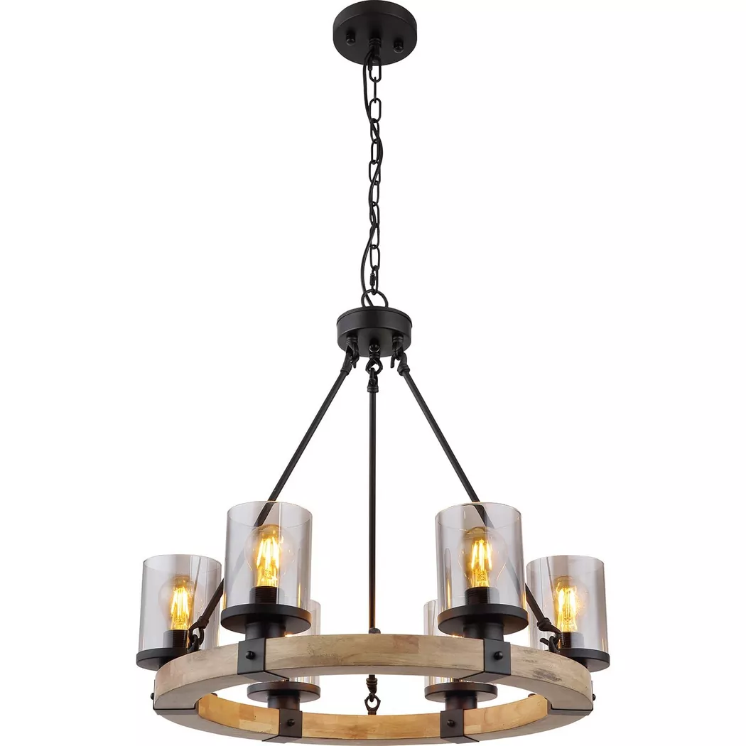 mutoni – Hängeleuchte Leila Metall matt 6xE27, One Size, Multicolor