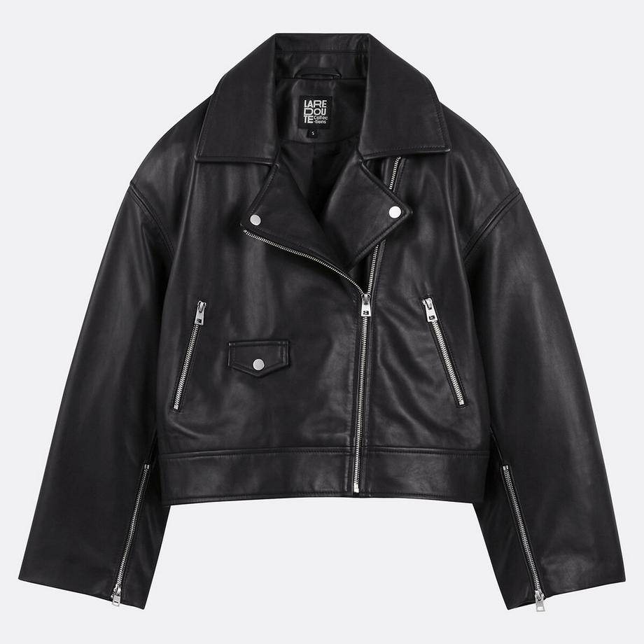 La Redoute Collections THELMA Leder Bikerjacke  