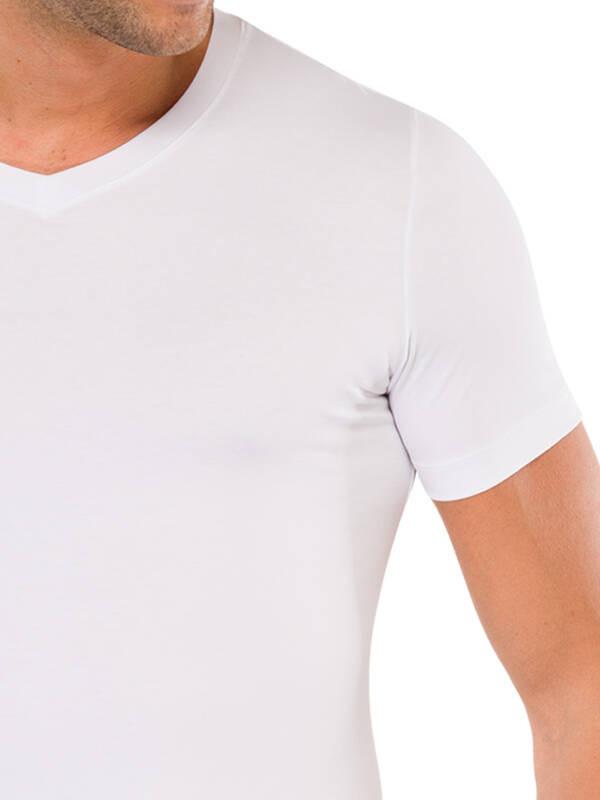 Schiesser Long Life Cotton T-Shirt Scollo a V  