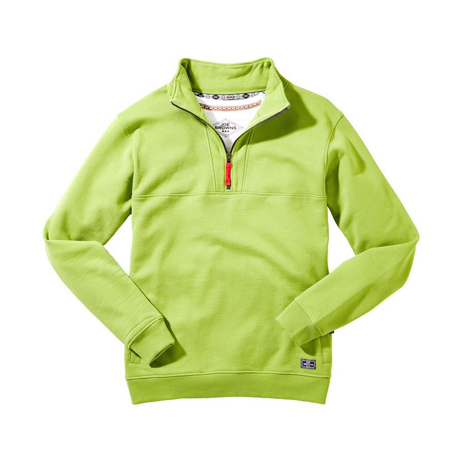 Joe Browns Sweatshirt Quart de Glissière Finitions Azteque  