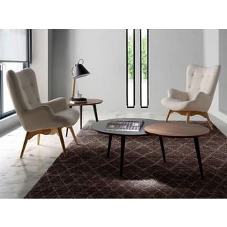 ANGEL CERDA Fauteuil en tissu beige  