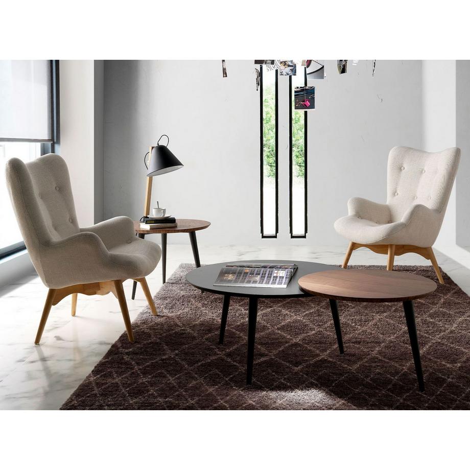 ANGEL CERDA Poltrona in tessuto beige  