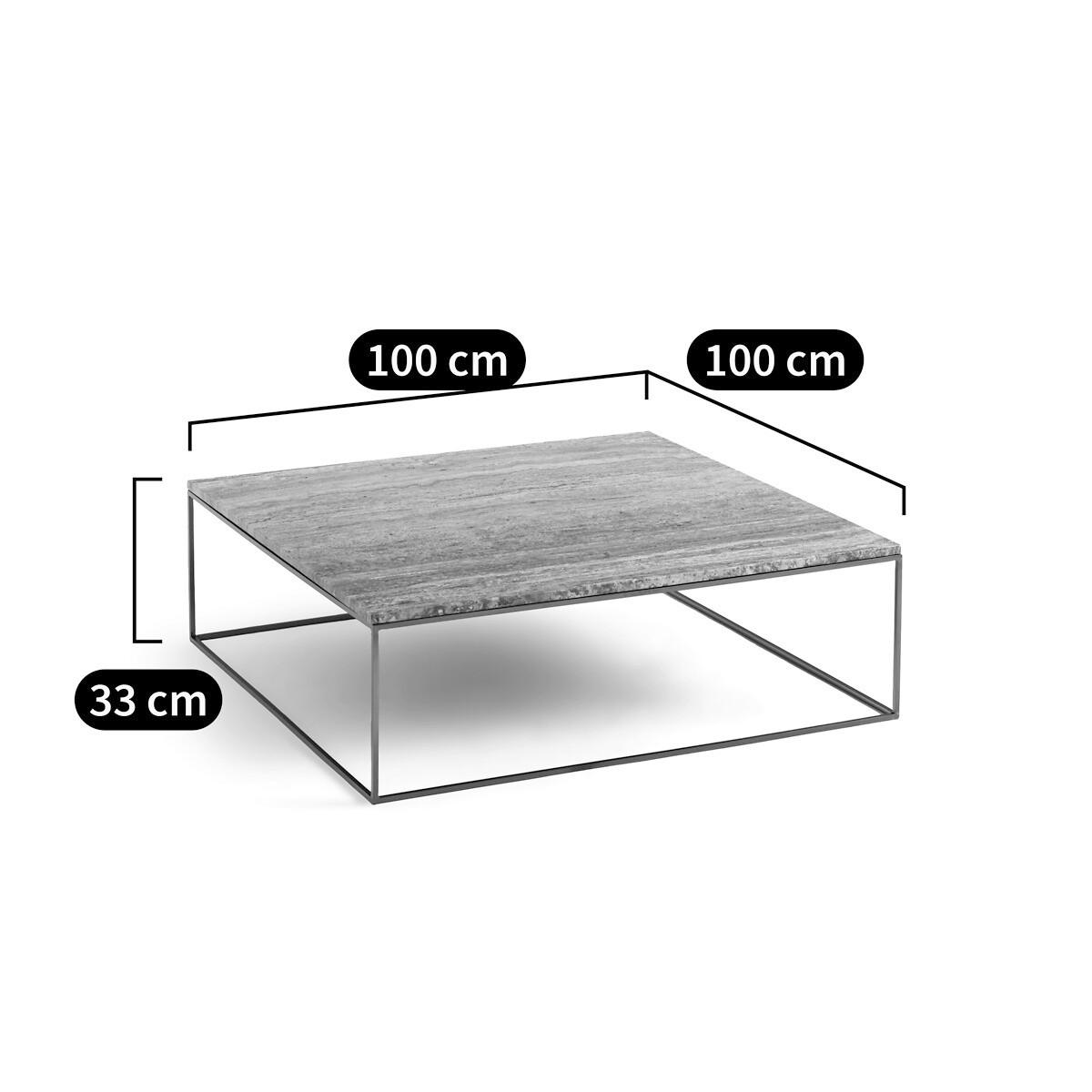 AM.PM Table basse plateau travertin  