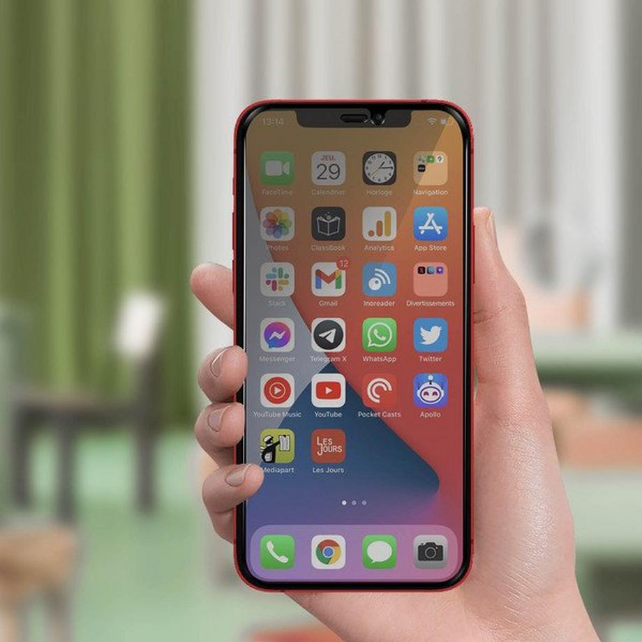 Avizar  Verre iPhone 12 et 12 Pro Anti-espion 