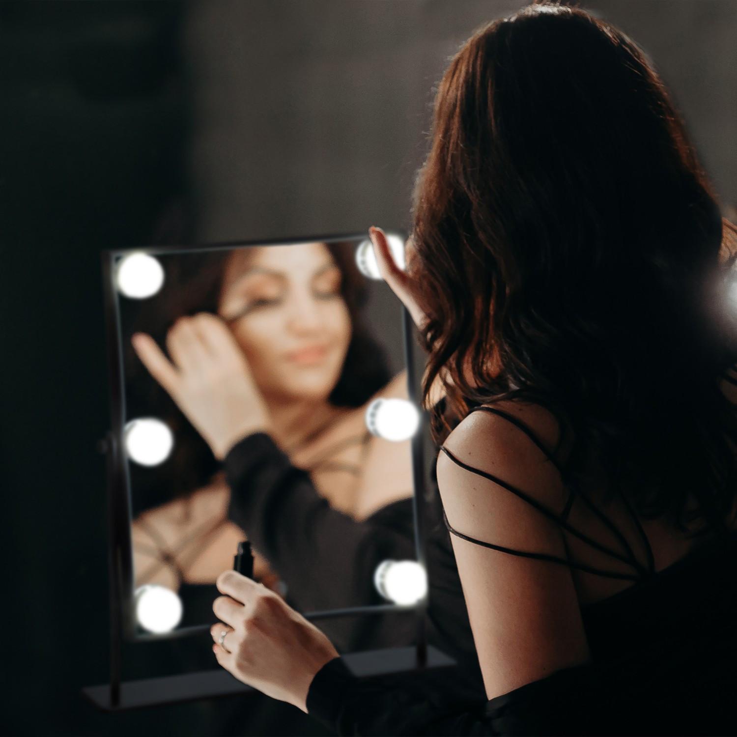 B2X Miroir de maquillage Hollywood  