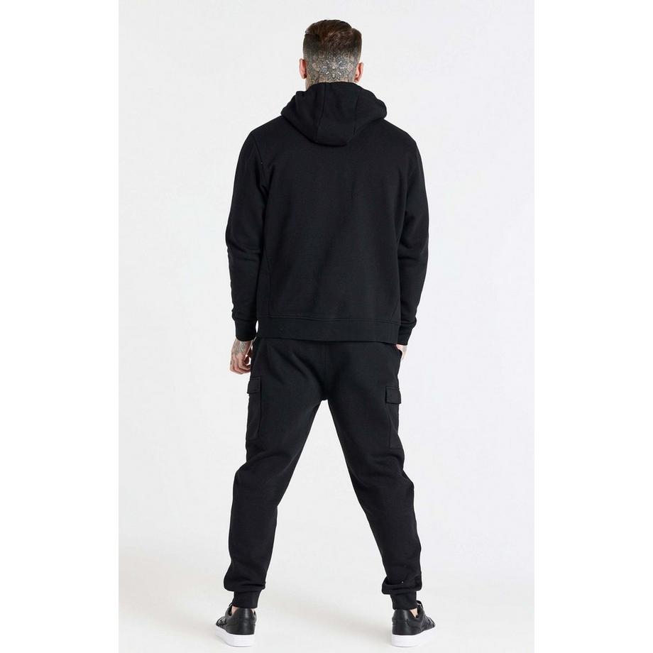 Sik Silk Essential Zip Through Funnel Hoodie  