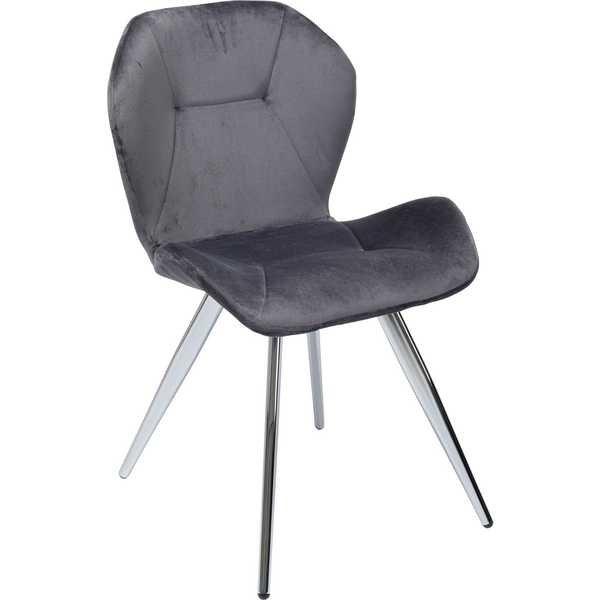 mutoni Chaise Viva gris chrome  