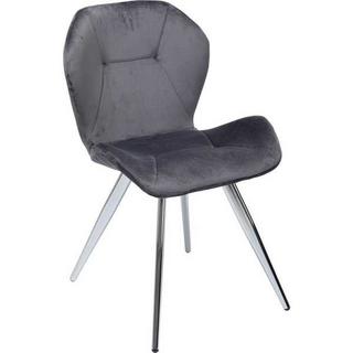 mutoni Chaise Viva gris chrome  