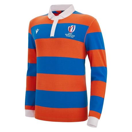 macron  polo anches longues acron france rwc 2023 