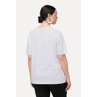 Ulla Popken  T-Shirt, Imagine, Ziersteine, Rundhals, Halbarm 