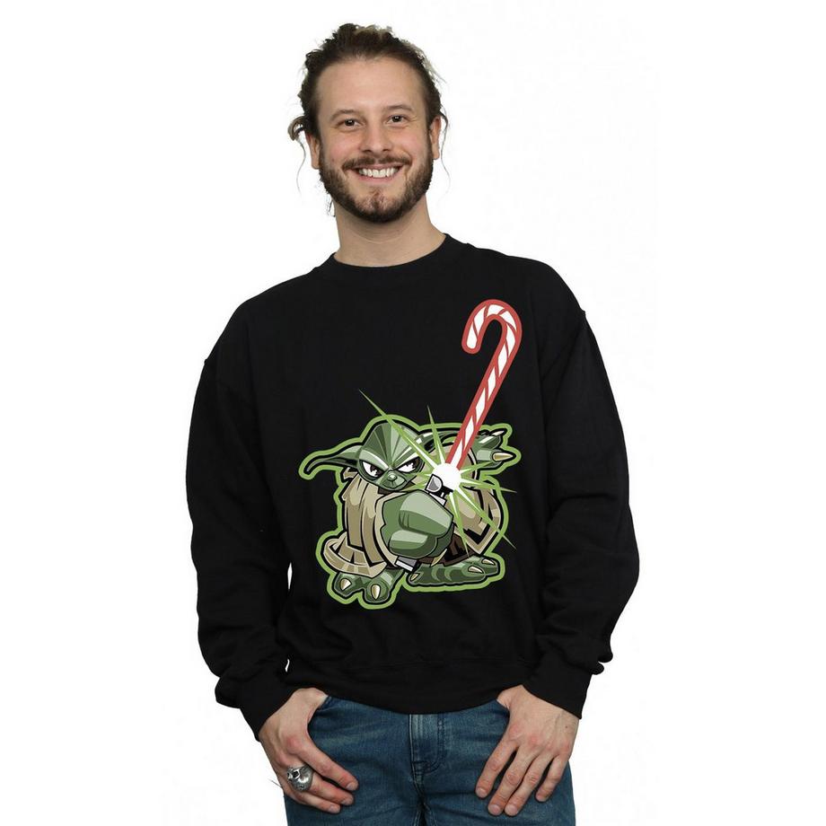 STAR WARS Star Wars Yoda Candy Cane Sweatshirt  