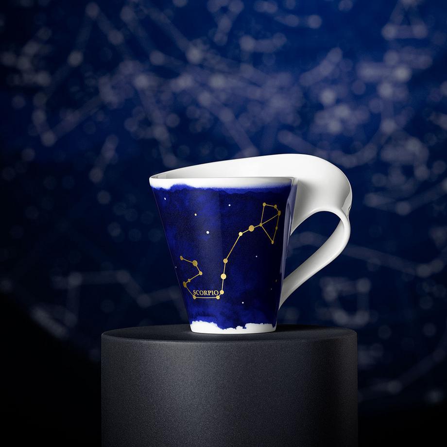 Villeroy&Boch Becher mit Henkel Skorpion/Scorpio NewWave Stars  