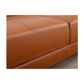 Vente-unique Ecksofa Leder - Karamell - Ecke Links - EXCELSIOR II  