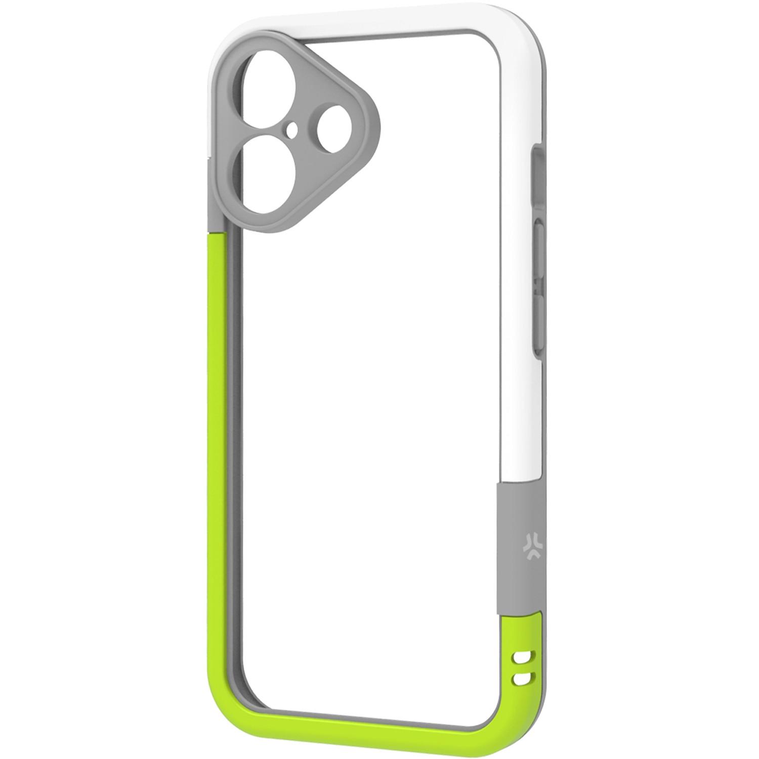 Celly  Bumper iPhone 16 Blanc/Vert Citron 