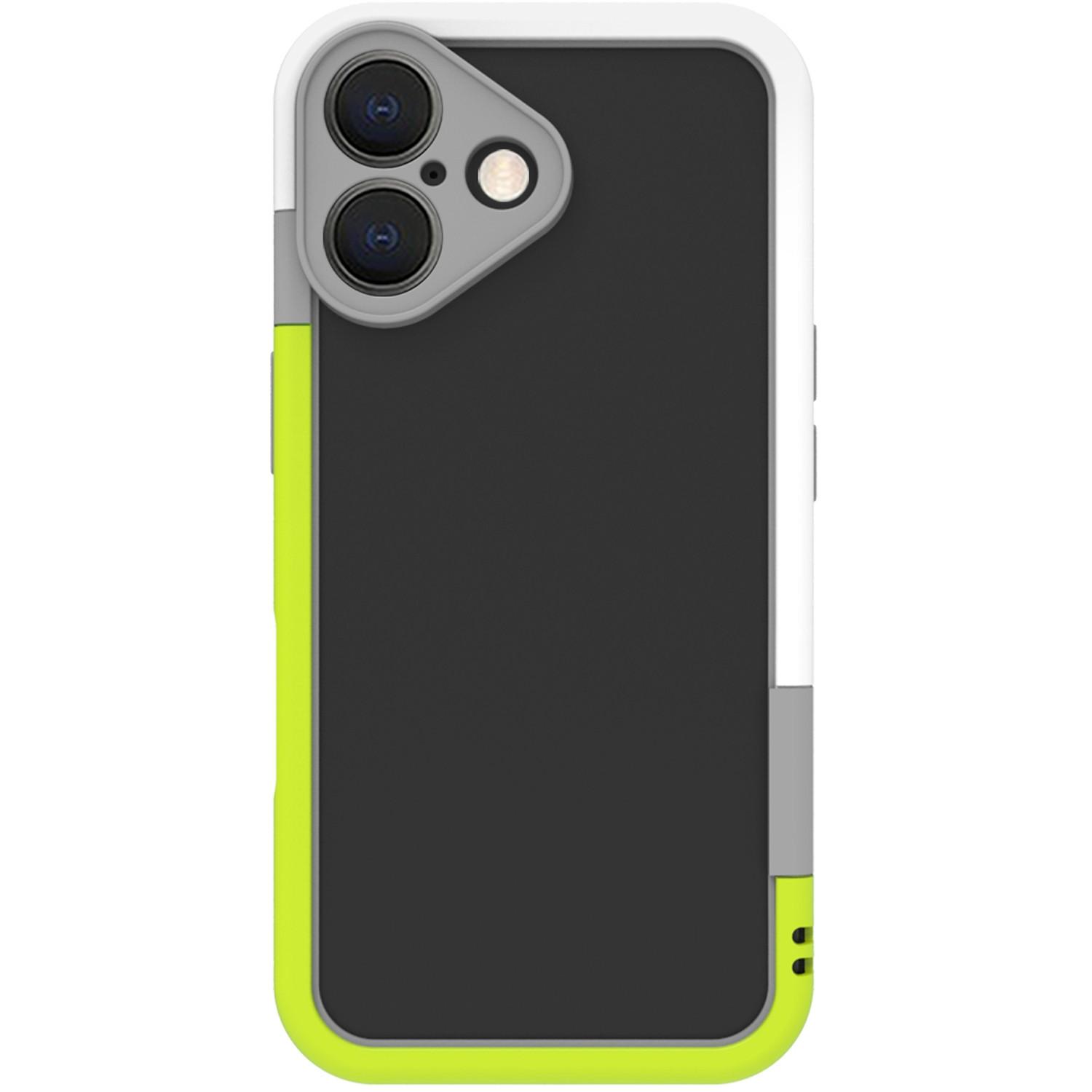 Celly  Bumper iPhone 16 Blanc/Vert Citron 