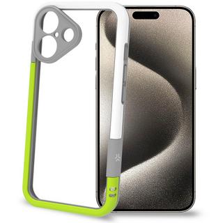 Celly  Bumper iPhone 16 Blanc/Vert Citron 