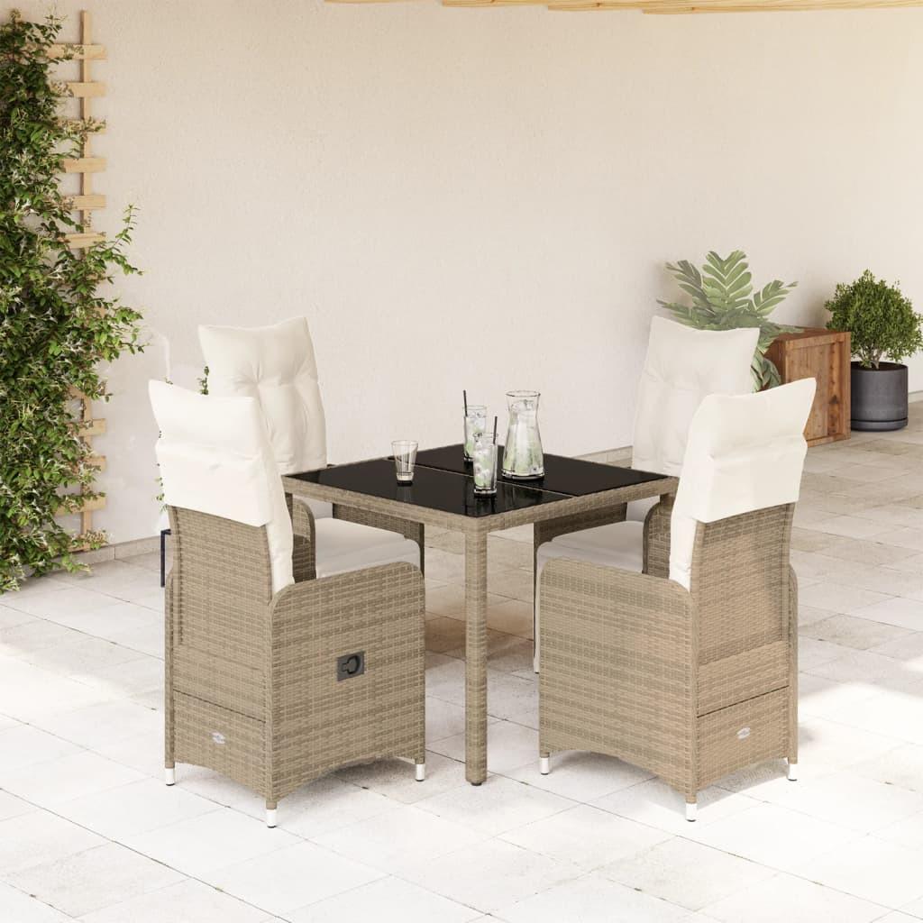 VidaXL Bistro set poly-rattan  