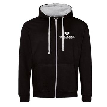 Wayne Industries Hoodie mit durchgehendem Reißverschluss