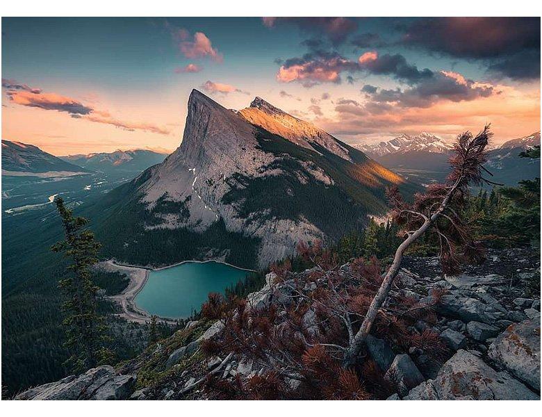 Ravensburger  Puzzle Abends in den Rocky Mountains (1000Teile) 
