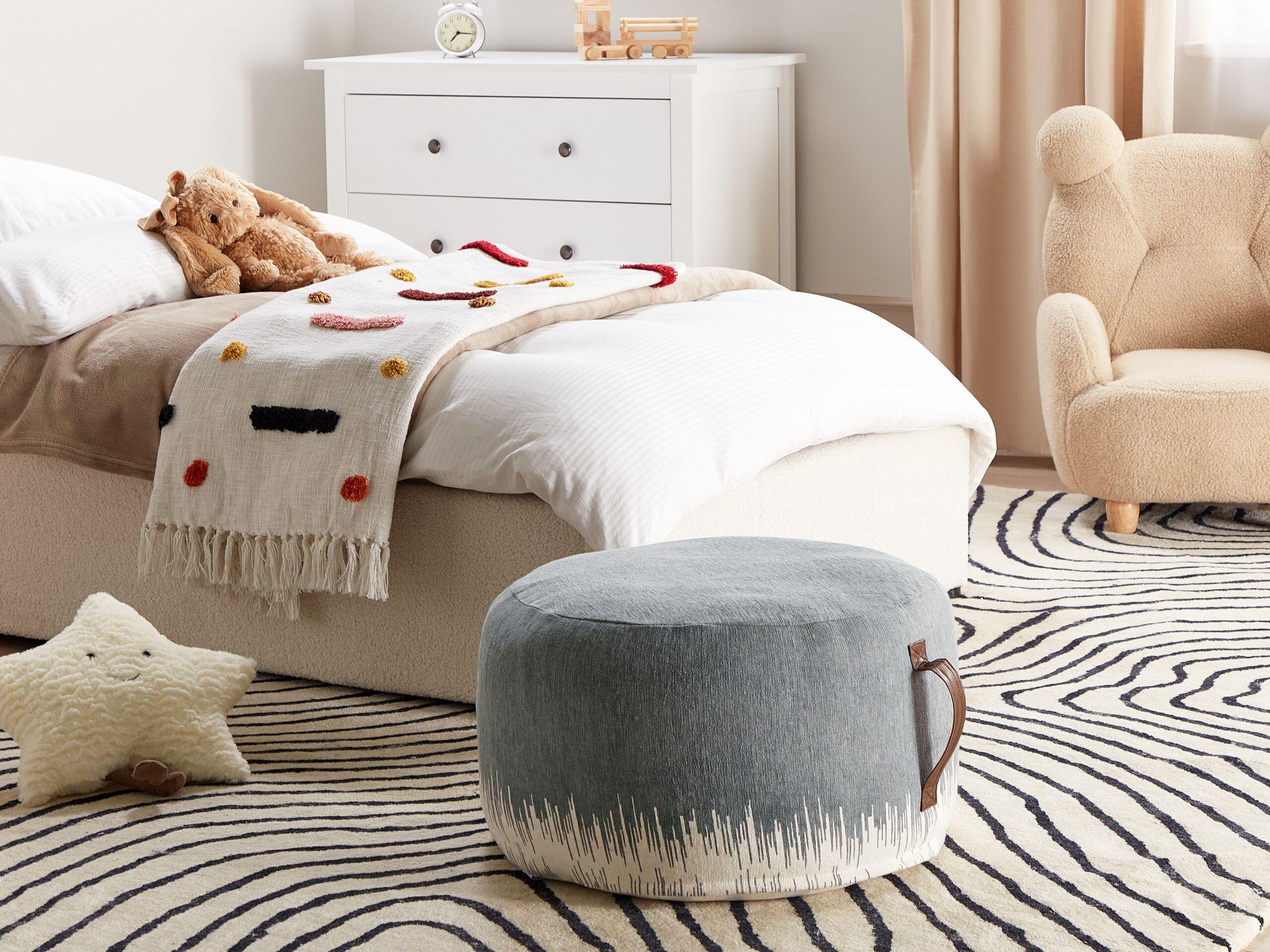 Beliani Pouf en Cotone Boho KAWAI  