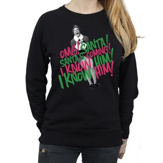 Elf  Santa's Coming Sweatshirt 