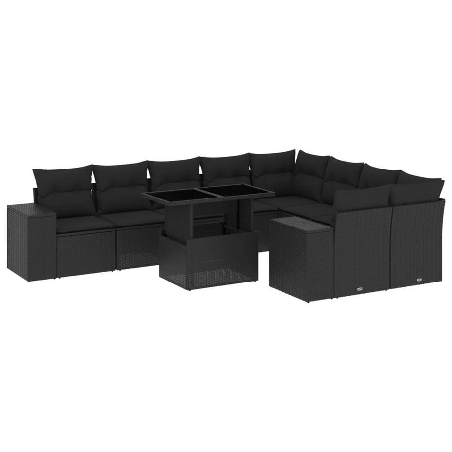 set divano da giardino Polirattan
