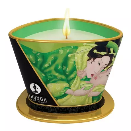 Shunga  Massage Candle Weiss