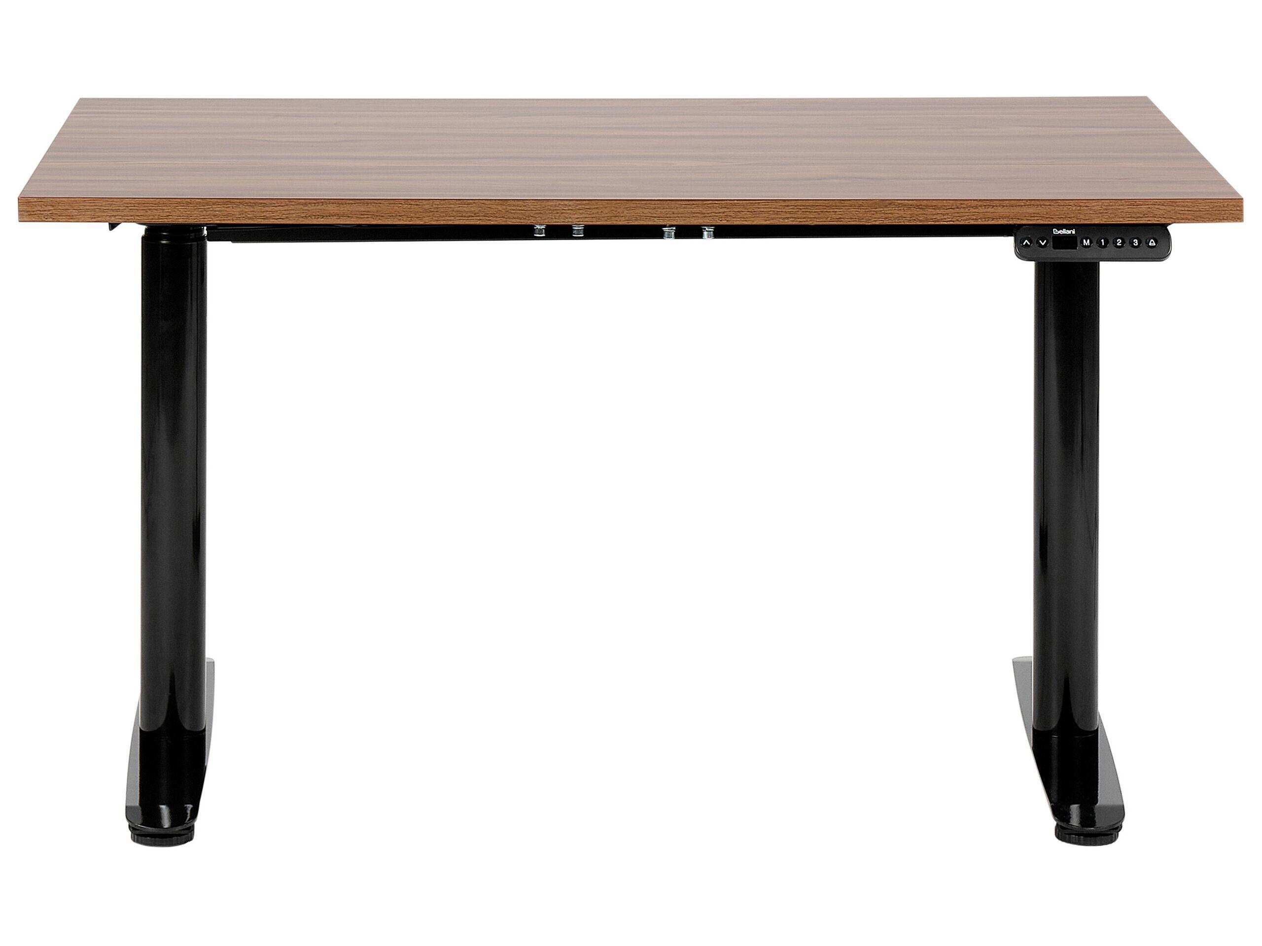 Beliani Bureau réglable en hauteur électriquement en Panneau de particules de bois Moderne DESTINAS  