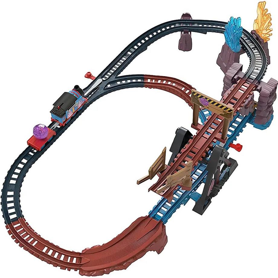 Fisher Price  Thomas und seine Freunde Spielzeugeisenbahn-Set mit Kippbrücke 