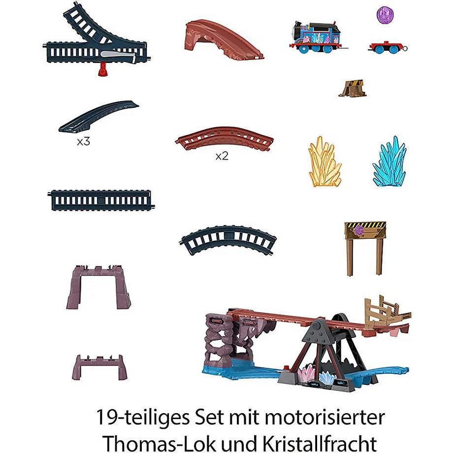 Fisher Price  Thomas und seine Freunde Spielzeugeisenbahn-Set mit Kippbrücke 