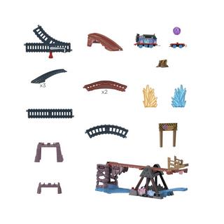 Fisher Price  Thomas und seine Freunde Spielzeugeisenbahn-Set mit Kippbrücke 