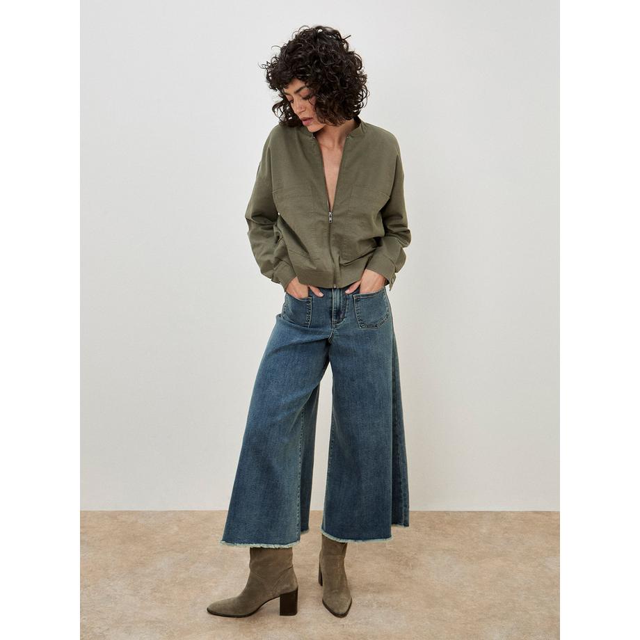 APRICOT Blouson aviateur en denim léger  
