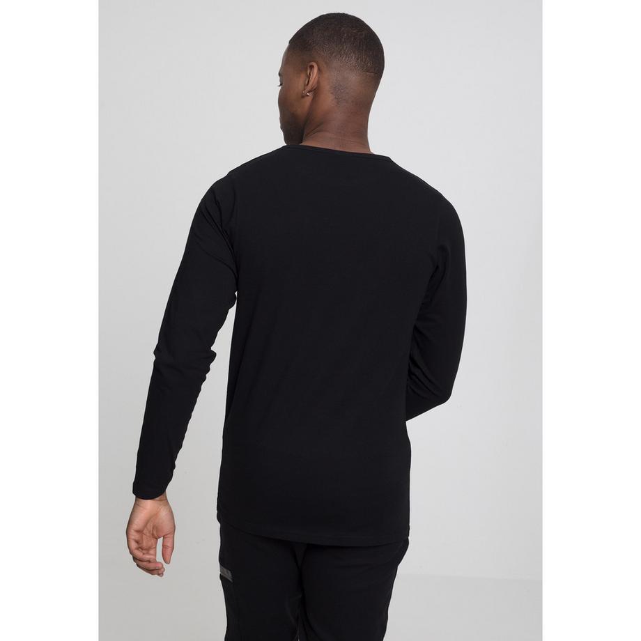 URBAN CLASSICS Fitted Stretch Langarm T-Shirt  