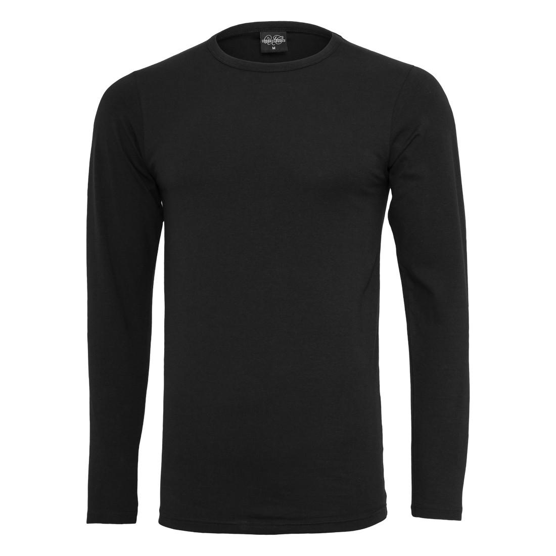 URBAN CLASSICS Fitted Stretch T-Shirt Maniche Lunghe  