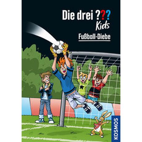 Die drei ??? Kids, 83, Fußball-Diebe Pfeiffer, Boris; Saße, Jan (Illustrationen); Smialkowski, Udo (Illustrationen) Copertina rigida 