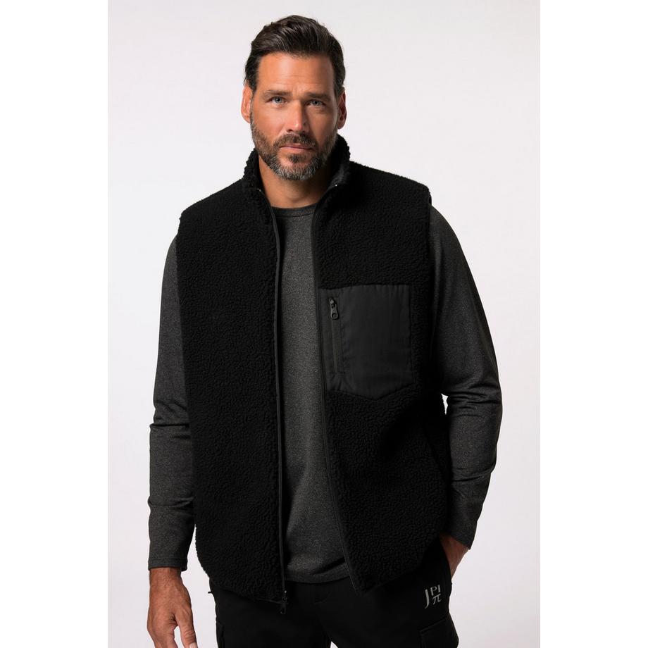 JP1880 Wende Outdoor Weste Nylon Teddy  