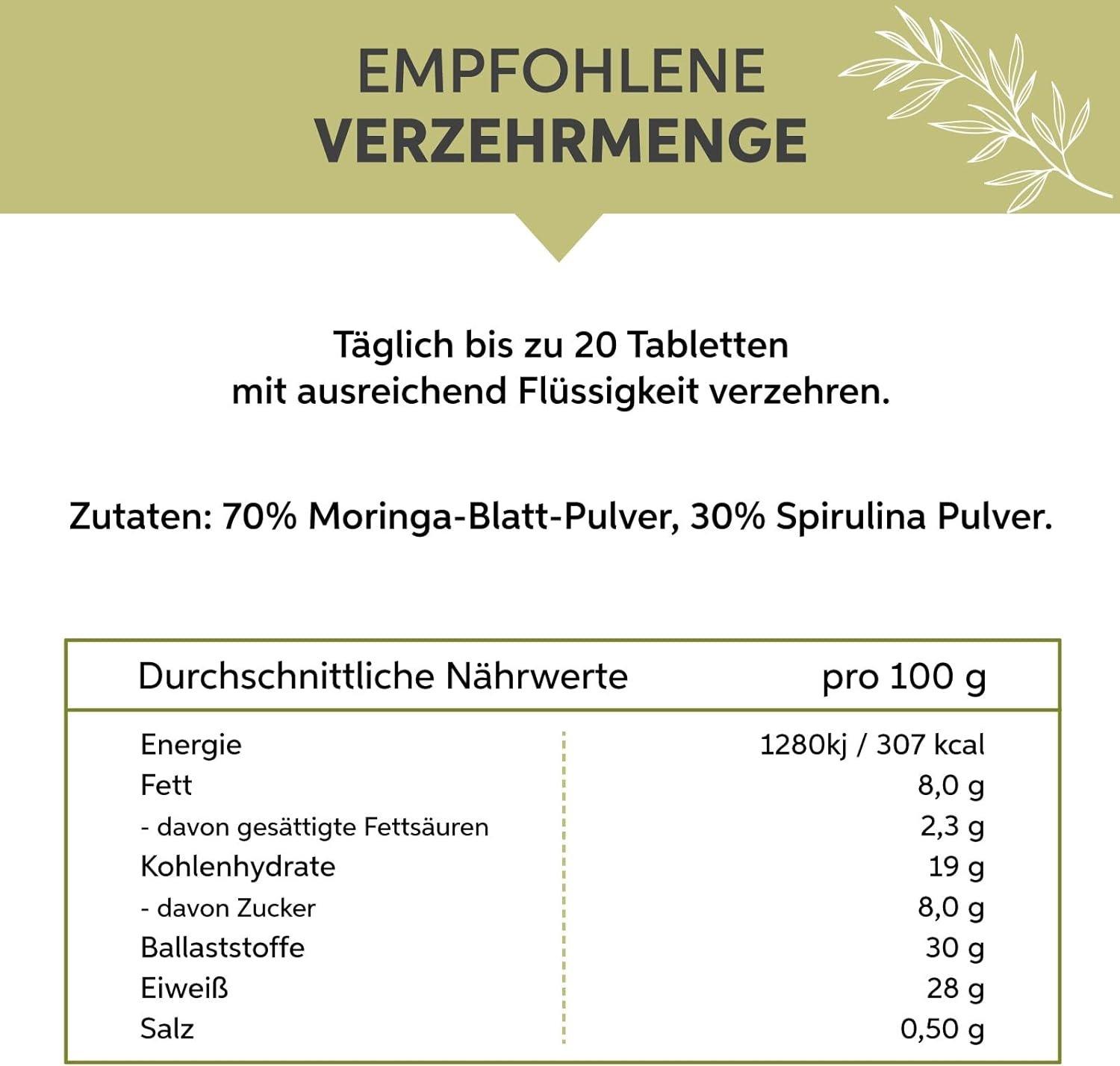 Eltabia  Moringa Tabletten 