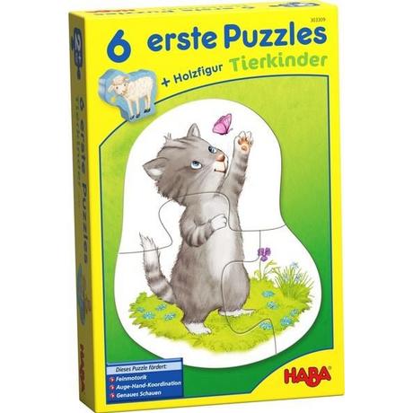 HABA  6 erste Puzzles - Tierkinder 